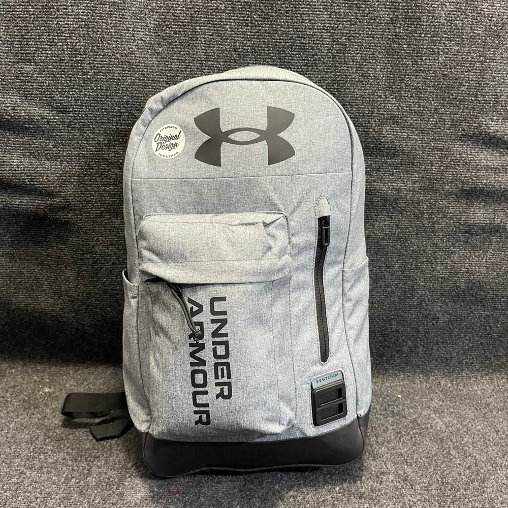 Under Armour 1362365 Gray Halftime Storm Recruit Water Resistant Laptop Backpack